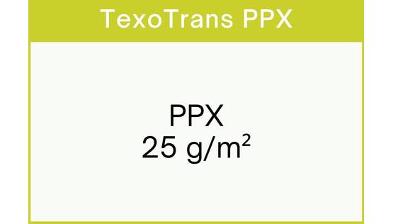 PPX protection paper
25 g - 325 cm
Core: 76 mm, Roll Ø: max 17 cm